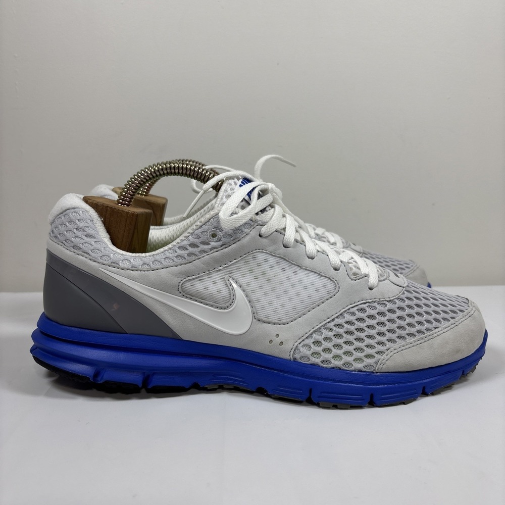 NIKE Mens‎ Lunarfly 2 Gray Blue Running Shoes Sz 8.5 452419-004 Athletic Comfort